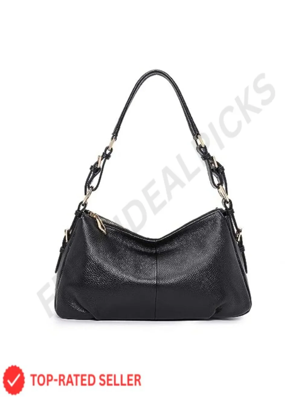 Genuine Leather Hobo Bag Adjustable Strap Shoulder Tote Purse